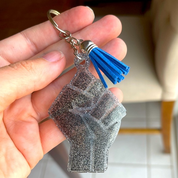 Hand Crafted Other - **SPECIAL DEAL** Handmade BLM Hand Keychain - Please read description